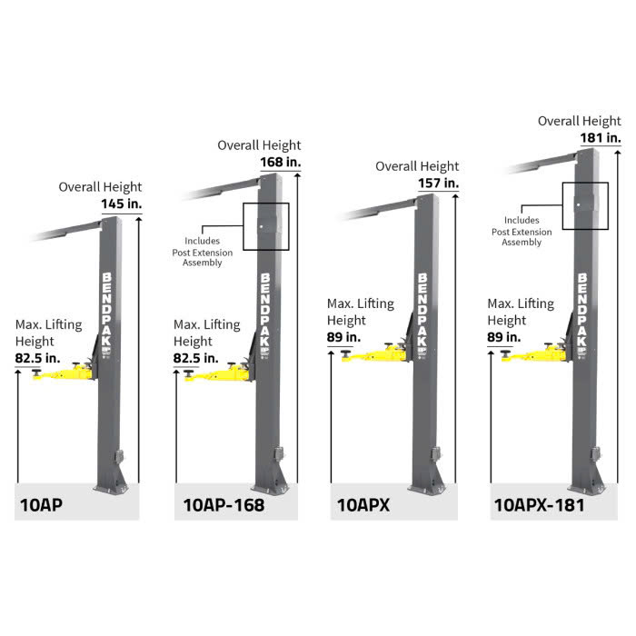 Cầu nâng 2 trụ BENDPAK 10AP-168