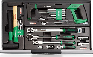 Tủ đồ nghề 2 tầng 10 ngăn 333 chi tiết  GCAZ0034 / GCAJ0040