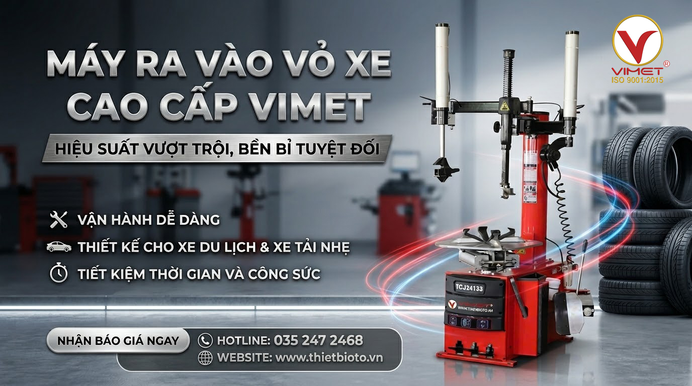 Máy Ra Vào Vỏ Lốp: Giải Pháp Đột Phá Cho Gara Hiện Đại