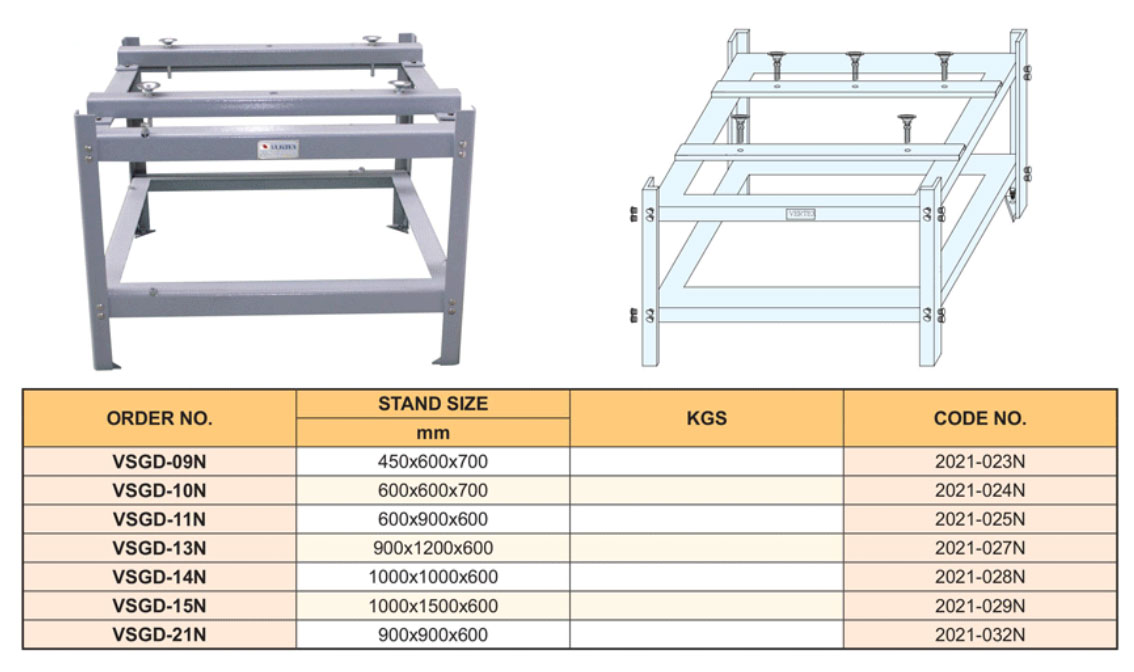 Chân đế bàn máp Granite VERTEX VSGD-11N