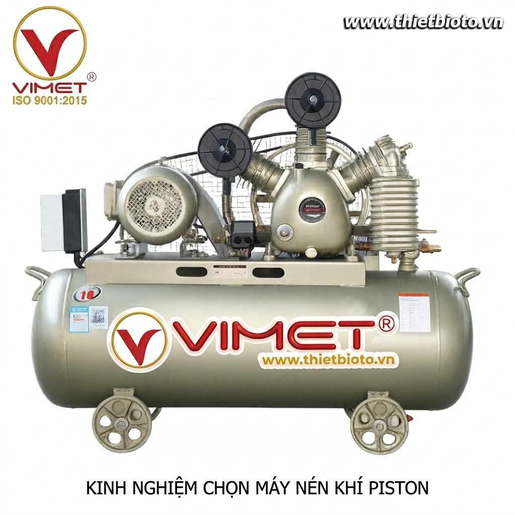 Máy Nén Khí Piston: Cấu Tạo Bên Trong Và Cách Hoạt Động