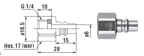 Khớp nối nhanh 02PFF