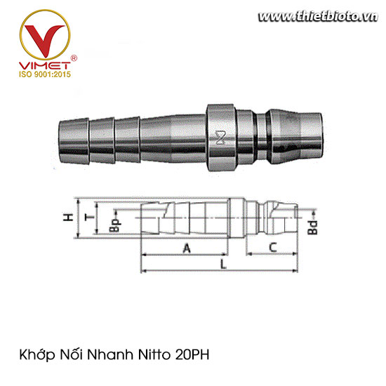 Khớp Nối Nitto 20PH