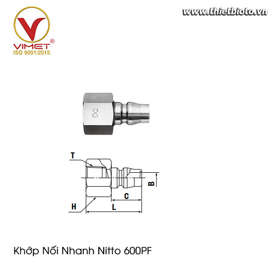 Khớp Nối Nitto 600PF