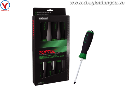 Bộ tua vít đóng 6 chi tiết Toptul GAAE0613