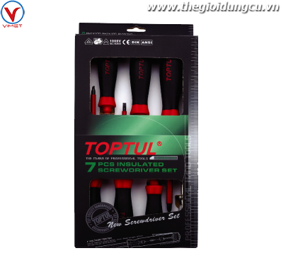 Bộ tua vít cách điện 1000V 7pcs Toptul GAAE0704