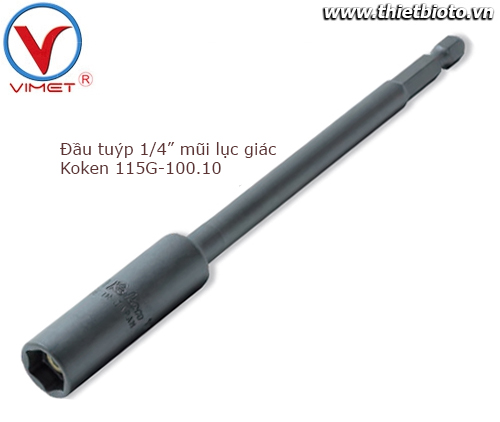 Tuýp đen lục giác 3/8