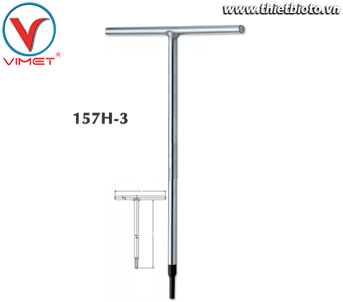 Cần xiết chữ T 3mm Koken 157H-3