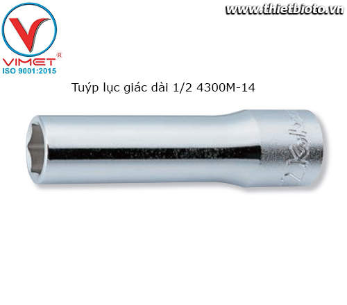 Tuýp lục giác dài 1/2 4300M-14